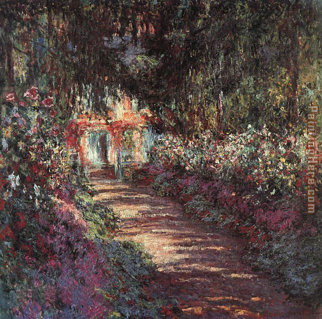 Claude Monet The garden in flower